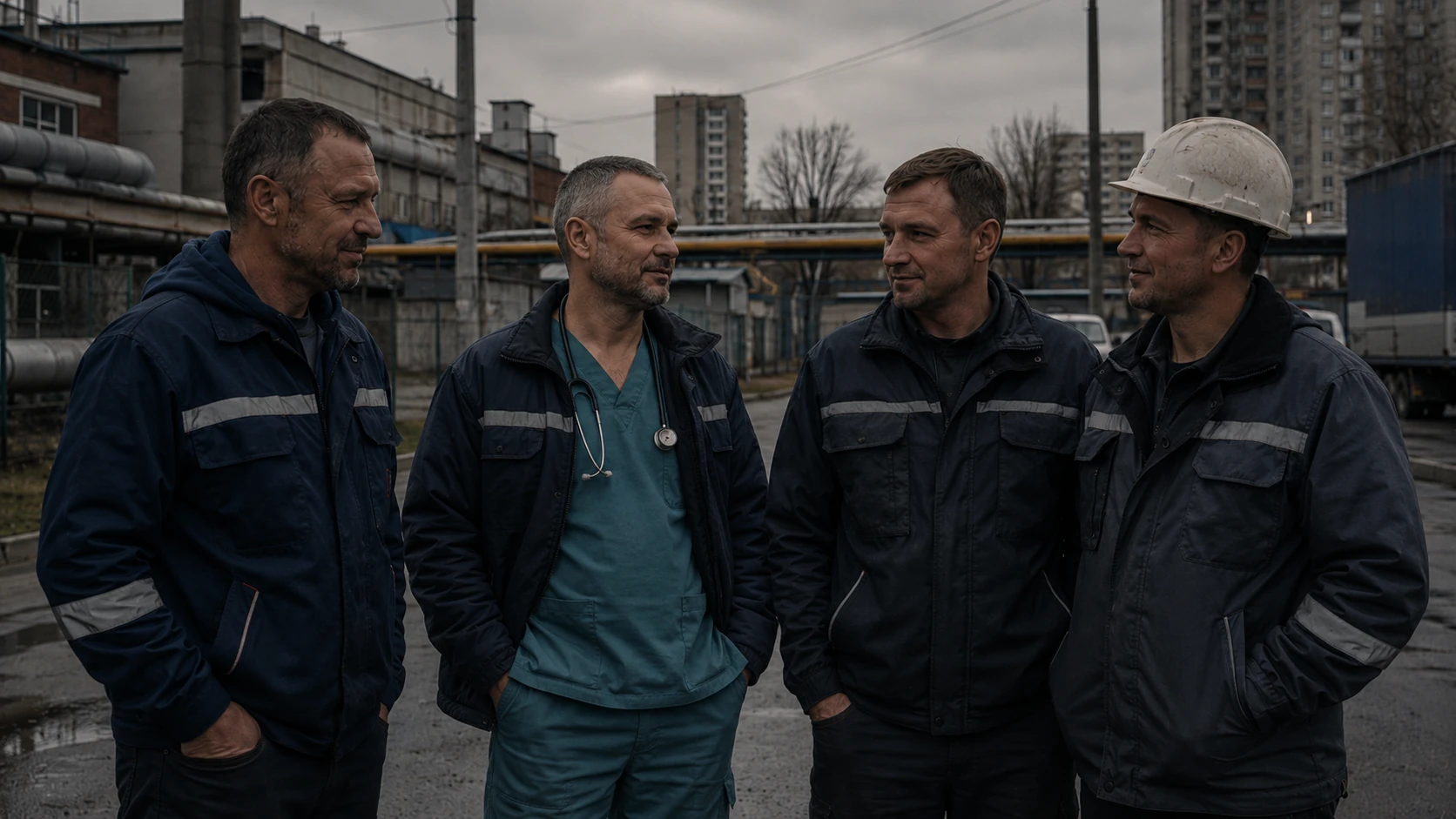 Специалисты на объекте